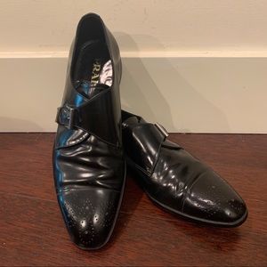 Men’s Preowned Prada Monk Strap Cap-Toe